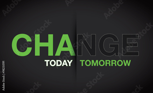 green change abstract background