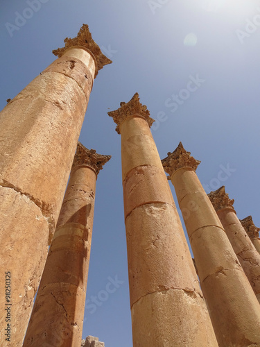 Roman ruins in Jerash, Jordan