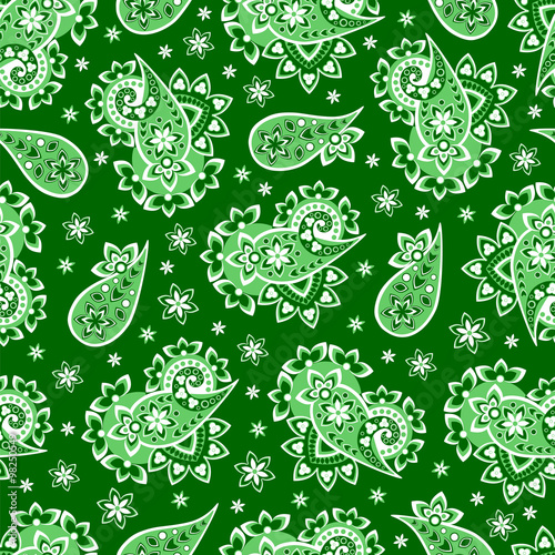 Paisley seamless pattern
