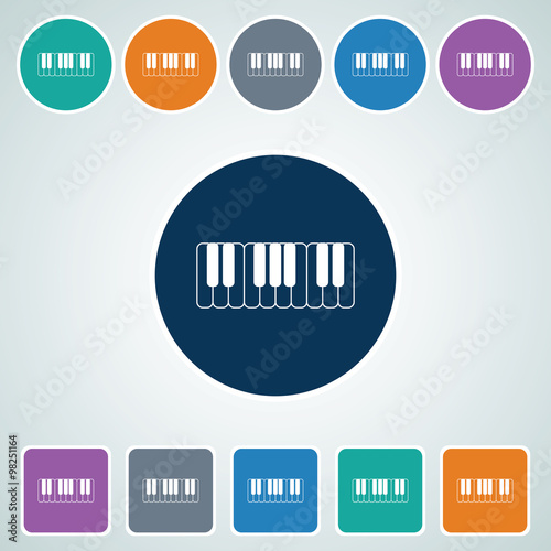Piano Keys Icon