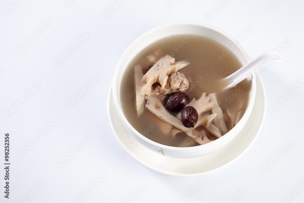 lotus root soup lotus root soup