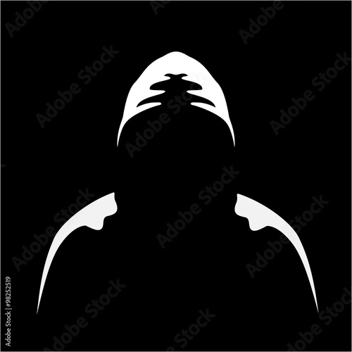 Silhouette of anonymous photo