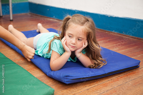 Nap time in the kindergarten