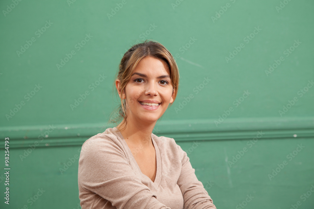 Portrait of a kindergarten teacher Portrait of a kindergarten teacher