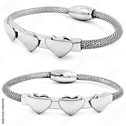 Wallpaper Mural Bracelet three hearts Torontodigital.ca