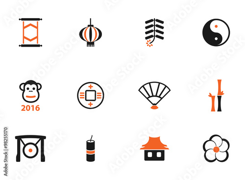 Chinese New Year simply icons