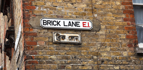 Brick Lane Wall Sign