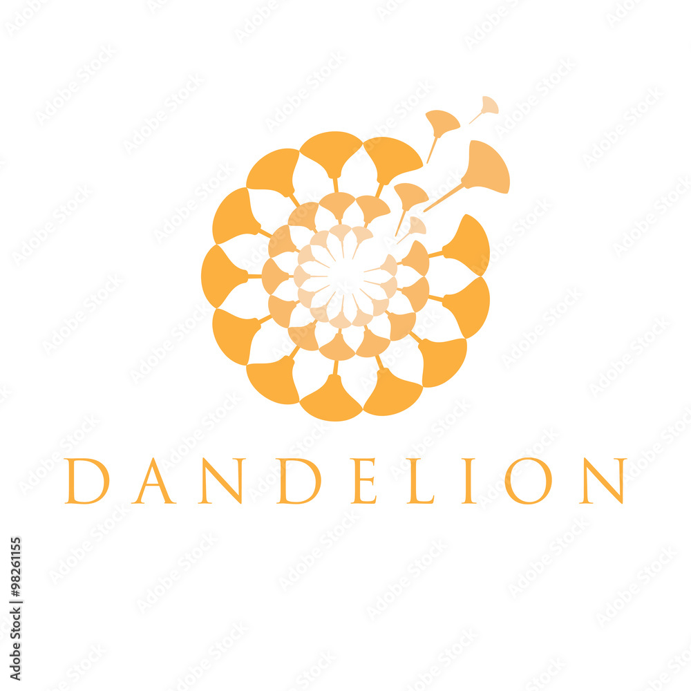 Illustration of concept dandelion. Vector Illustration of concept dandelion. Vector