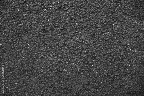 Dark solid asphalt.