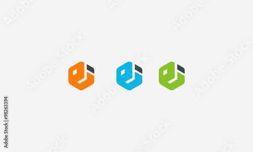 ei or pi Logo Business Concept
