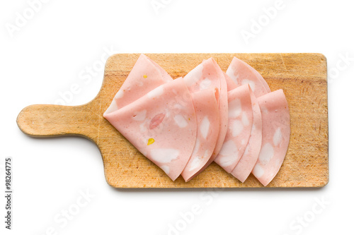 Slices of Sausage Mortadella