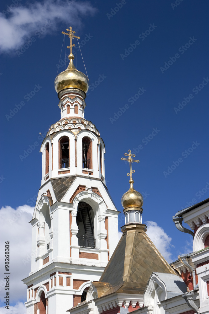 Orthodox Cathedral - The Church of St. Barbara in Kazan (Tatarstan, the Russian Federation)