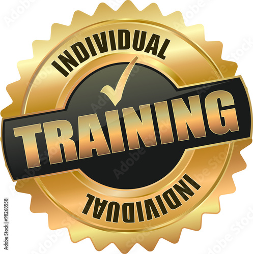 golden shiny vintage training 3D vector icon seal sign button star with checkmark