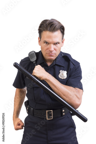 Aggressive police officer
