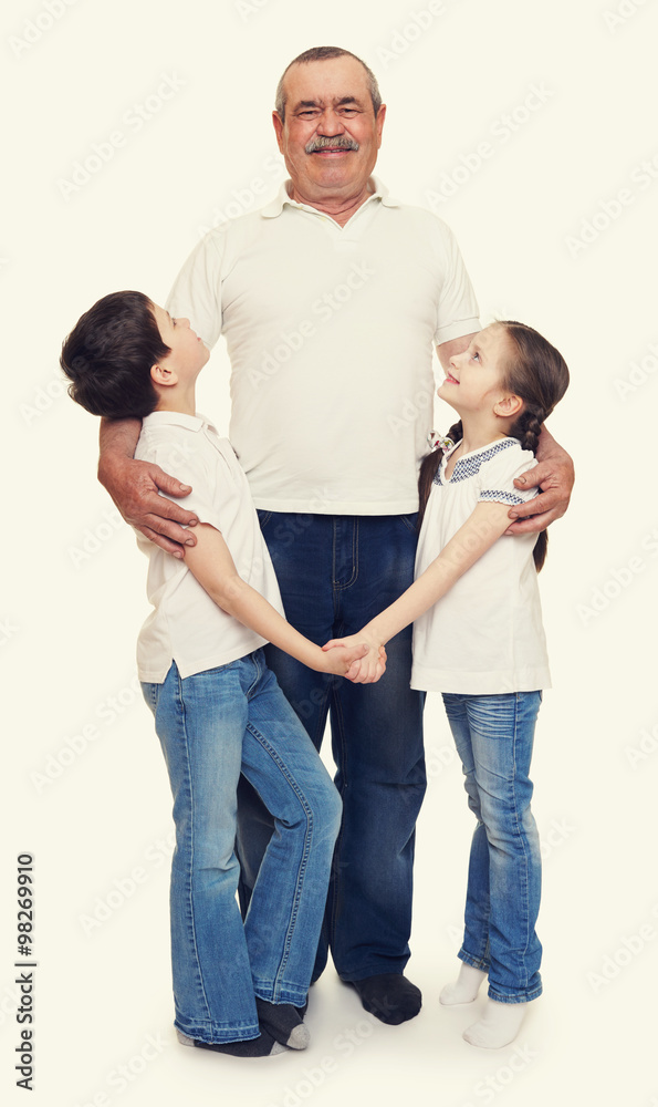 senior with children family portrait senior with children family portrait