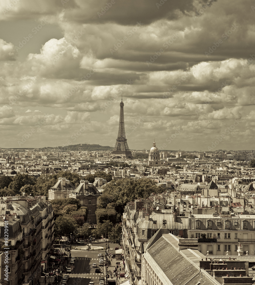 Fototapeta premium Paris Skyline