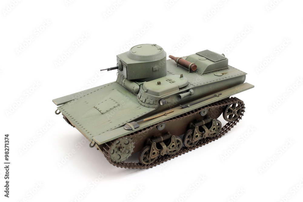 The main Soviet amphibious tank