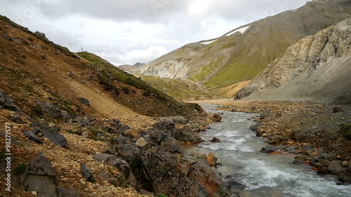 A small river in Landmannalaugar photo