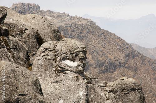 Schilderij op canvas Marcahuasi Stone Forest - Peru