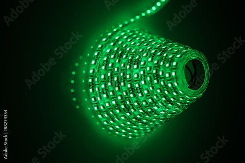 Zielone oświetlenie