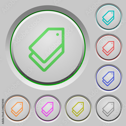Free Download Tags push buttons - GFXLoad