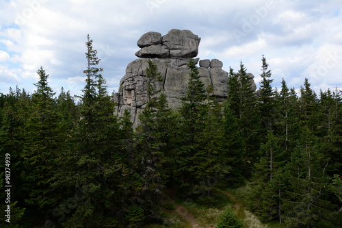 Fototapeta Naklejka Na Ścianę i Meble -  Pielgrzymy rocks in Karkonosze mountains