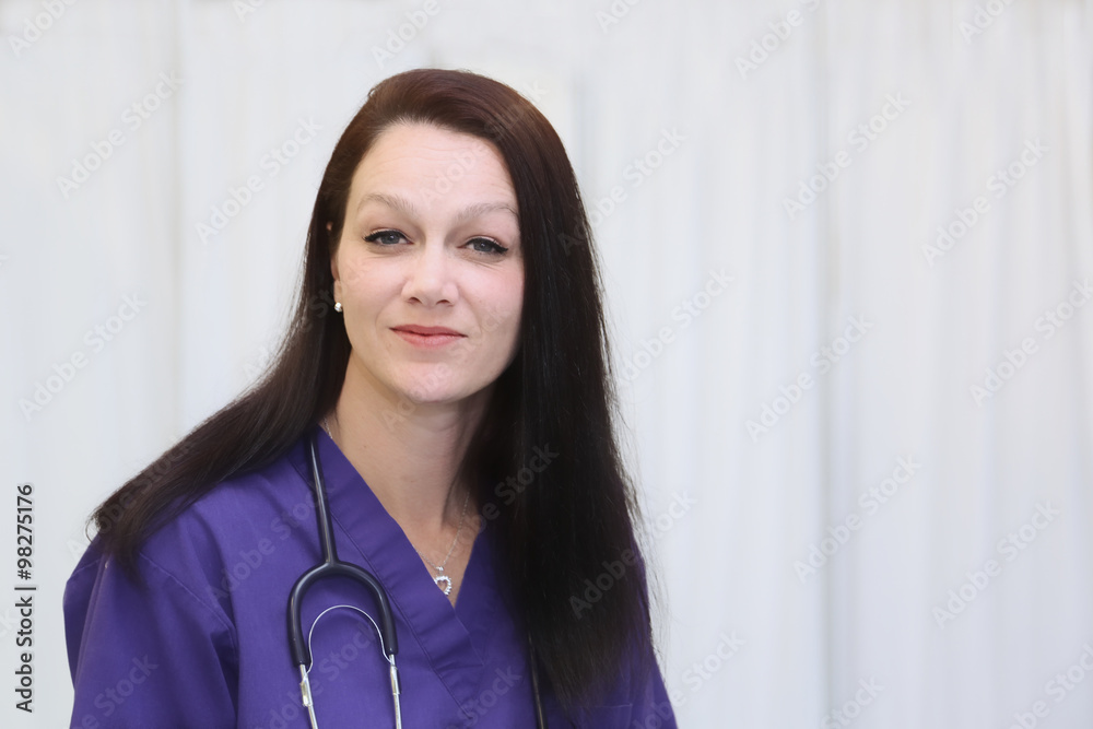 portrait of a female health care professional with copy space portrait of a female health care professional with copy space