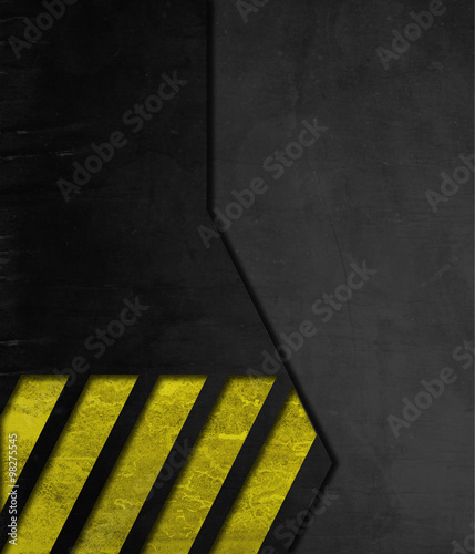 Folder template/Template with grunge construction design