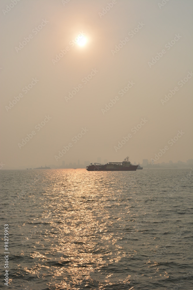 Obraz premium Mumbai smog
