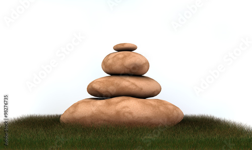 Canvas Print Zen stones