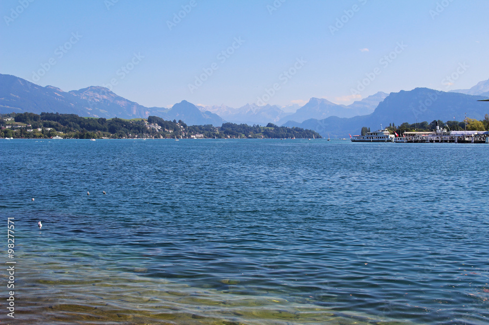 View of Lake Lucerne, Switzerland