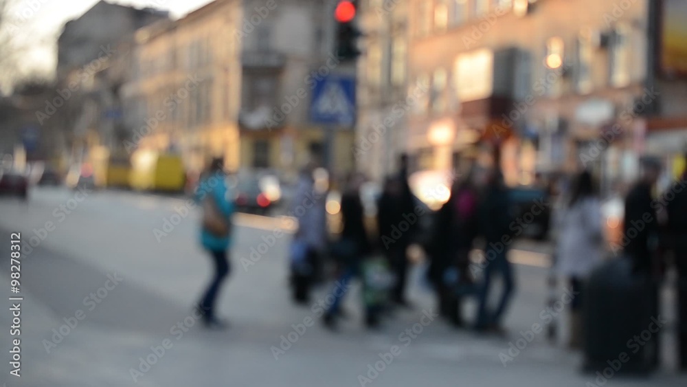custom made wallpaper toronto digitalPeople on streets of Lviv