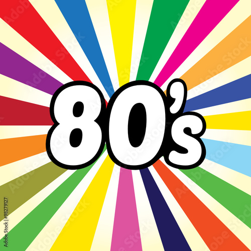 80's label
