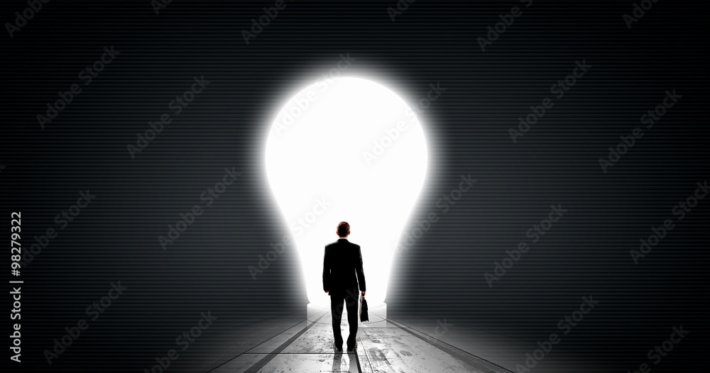 Obraz premium Find great bright idea