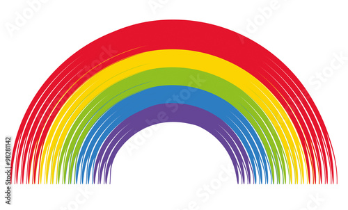 Abstract Colorful Rainbow