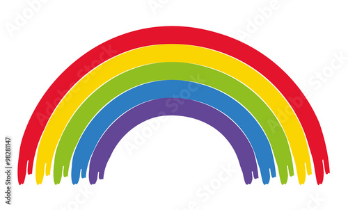 Abstract Colorful Rainbow