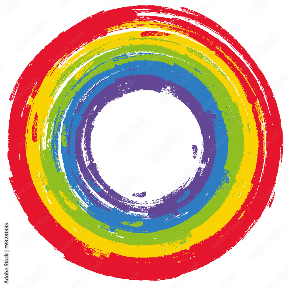 Abstract Colorful Rainbow
