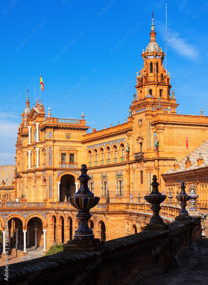 Fototapeta premium central building at Plaza de Espana