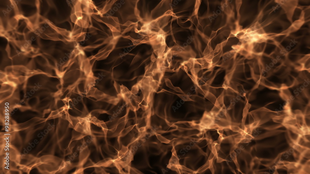 Wall of Rising Flames (30fps). A wall of CG fire rises and engulfs the frame.