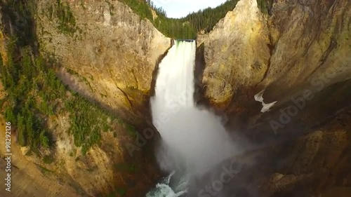 Aerial Wyoming Yellowstone National Park
Aerial video of Yellowstone National Park during the day. photo