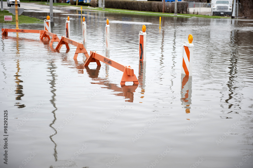 Flooded Transportation Sign