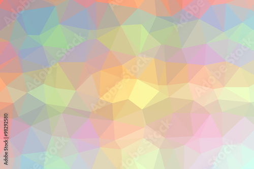 pastel abstract background of triangles low poly