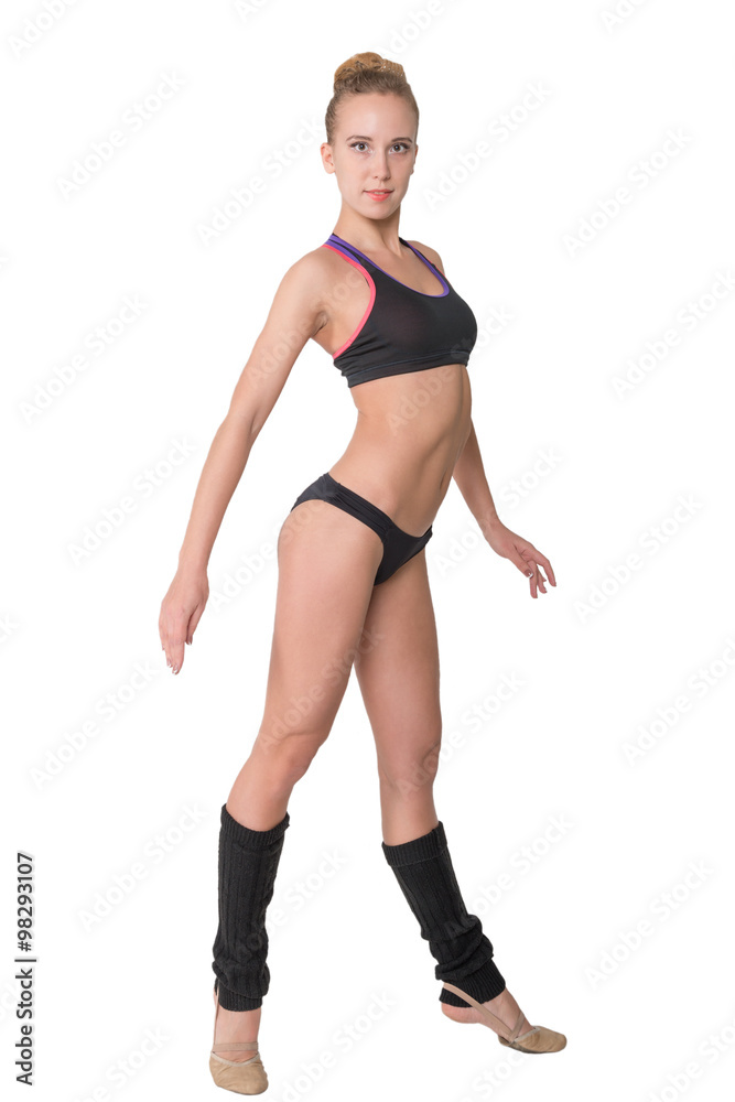 Young gymnast blonde Young gymnast blonde