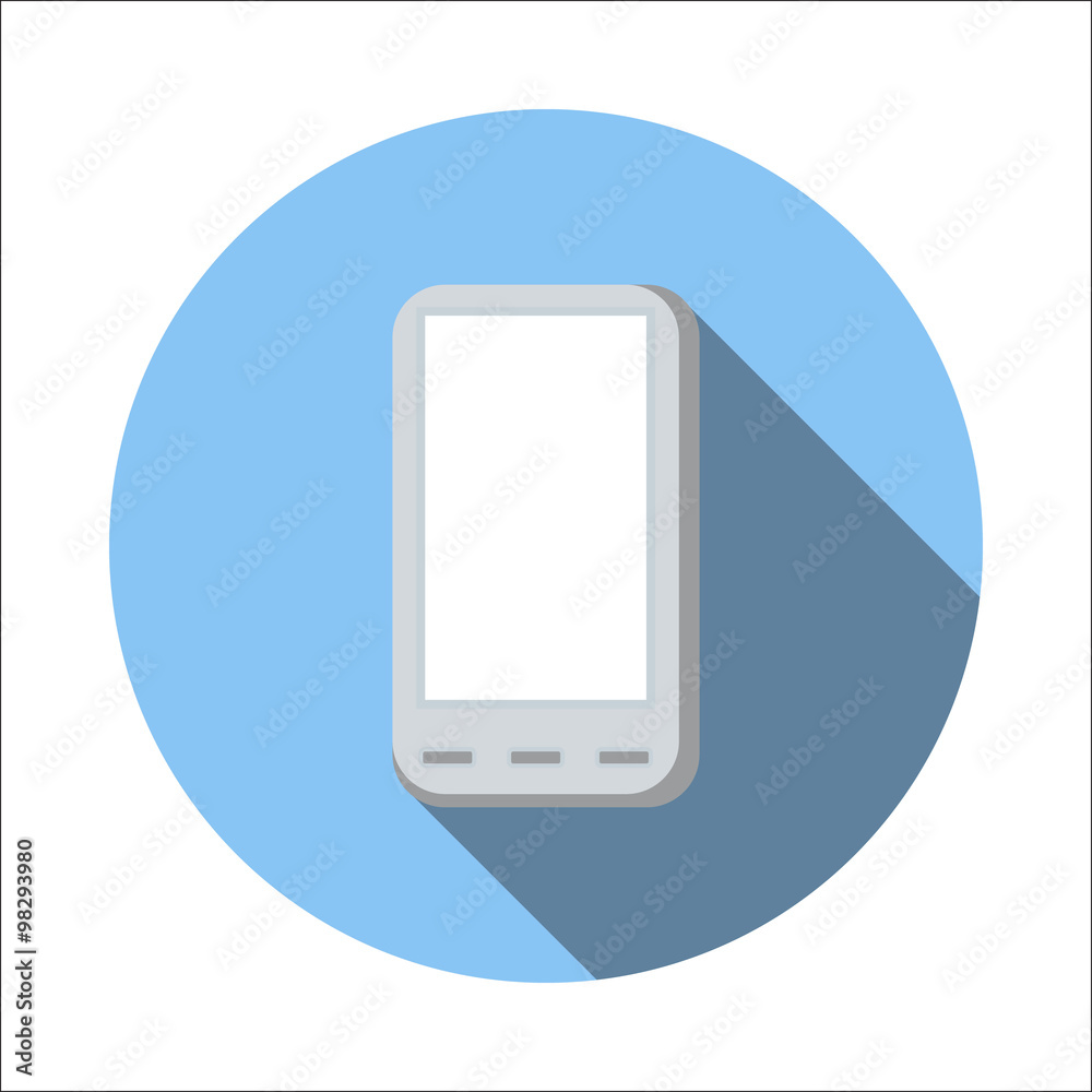 Smartphone flat icon Smartphone flat icon