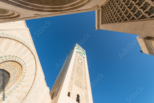 The Great Hassan II Mosque in Casablanca, Morocco