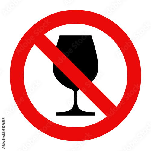 No alcohol sign