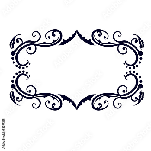 Vector vintage frame.