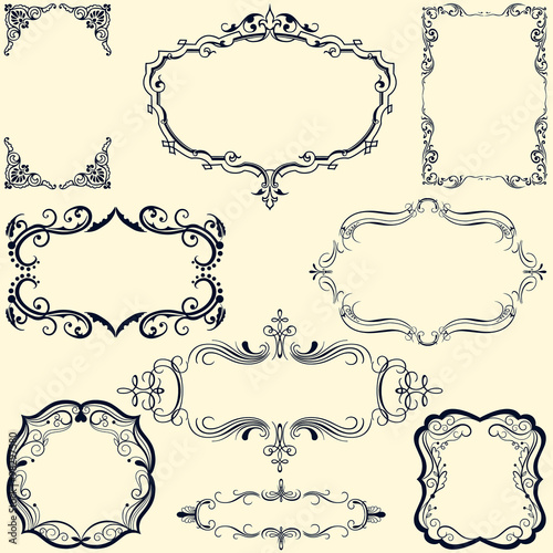 Vector Frame and Design Ornament