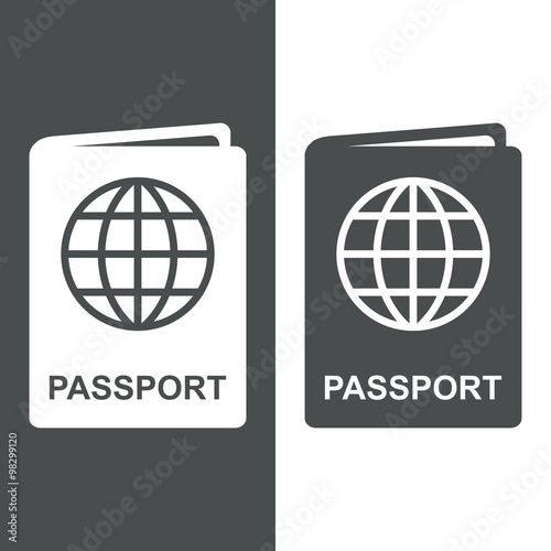 Icono plano passport #1