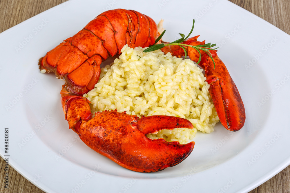 Risotto with lobster Risotto with lobster